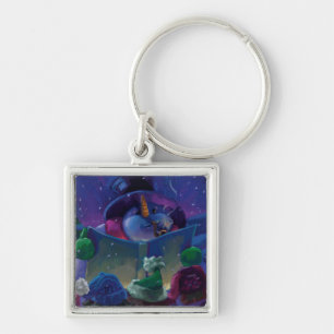 Porte-clés Lecture hivernale