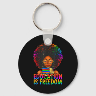 Porte-clés L'éducation de l'histoire noire est la liberté Liv