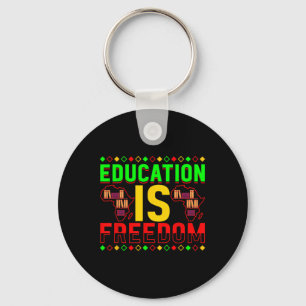Porte-clés L'éducation est la liberté Afro-Américain Histoire