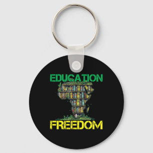Porte-clés L'éducation est liberté Histoire noire Mois Afriqu