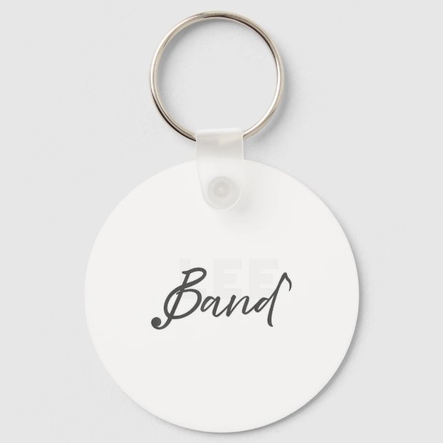 Porte-clés Lee Band Booster New Logo Red Only  (Recto)