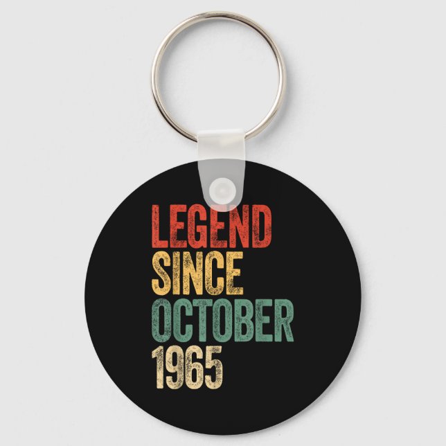 Porte-clés Legend 1965 60th Birthday For Men Women 60 Years O (Recto)