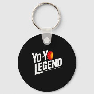 Porte-clés Légende amusante de joueur de yoyo Performer de yo