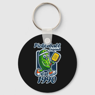 Porte-clés Légende de pickleball établie en 1990 rétro 36e