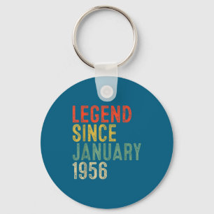 Porte-clés Légende depuis janvier 1956 70e anniversaire 70 an
