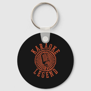 Porte-clés Légende du karaoké - Microphone de chant chanteur