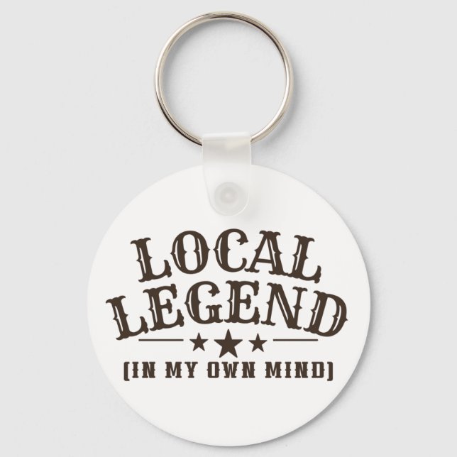 Porte-clés Légende locale (dans mon propre esprit) Graphisme  (Recto)