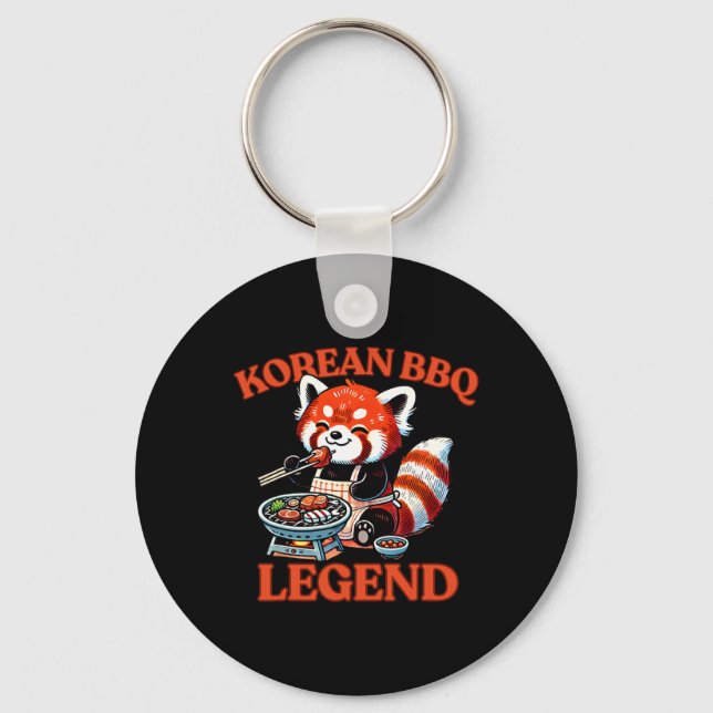 Porte-clés Légende Red Panda Korean Bbq  (Recto)