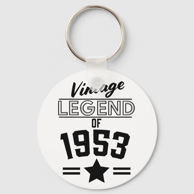 Porte-clés Légende Vintage de 1953 (Recto)