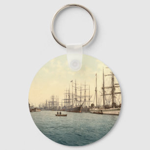 Porte-clés L'Elbe, Hambourg, Allemagne