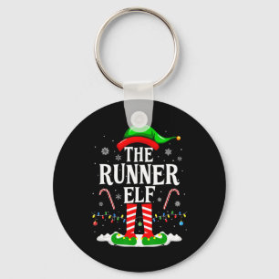 Porte-clés L'Elf coureur Xmas Drôles de coureurs Noël Course