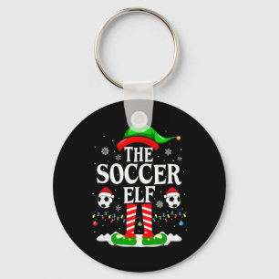 Porte-clés L'Elf de Foot Drôle Famille Football de Noël