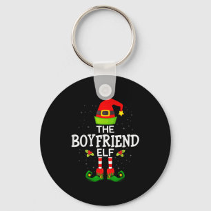 Porte-clés L'elf petit ami Noël Famille Pyjama assorti