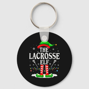 Porte-clés L'Elfe De La Crosse Drôle Correspondant Xmas Lacro