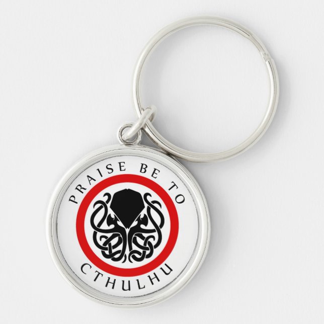 Porte-clés L'éloge soit à Cthulhu (Devant)