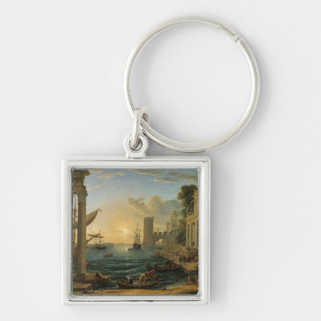 Porte-clés L'embarquement de la Reine de Saba  (Devant)