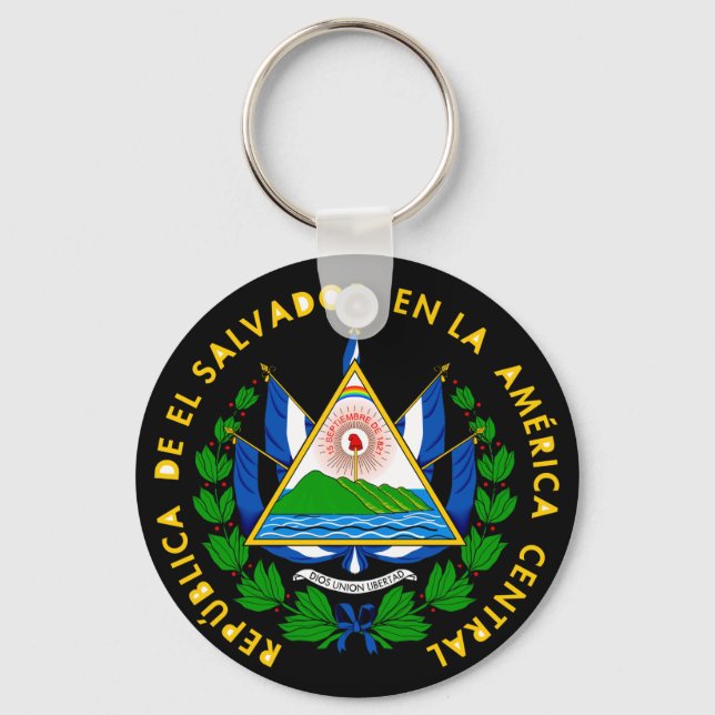 Porte-clés l'emblème du salvador (Recto)