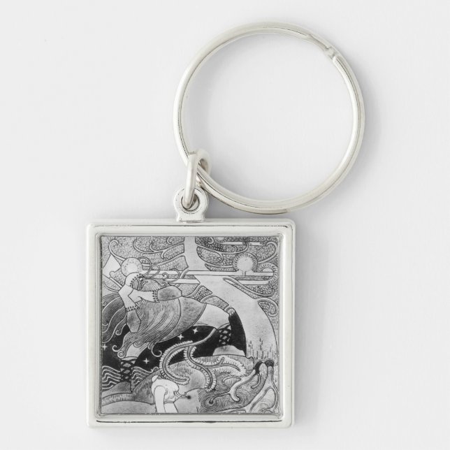 Porte-clés L'énorme chêne est réduit (Devant)