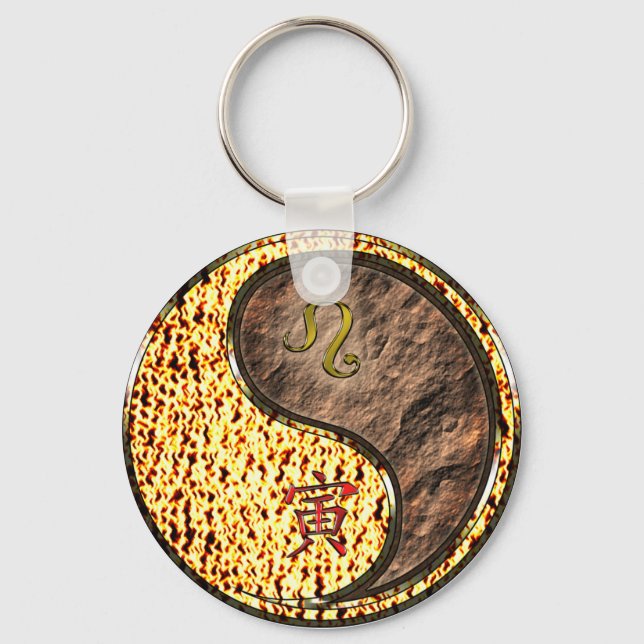 Porte-clés Leo & Earth Tiger (Recto)