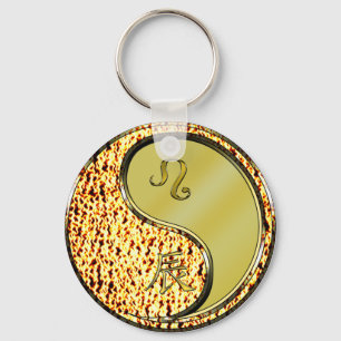 Porte-clés Léo et Dragon métallique