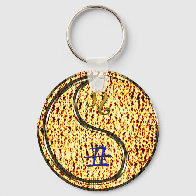 Porte-clés Leo & Fire Ox (Recto)