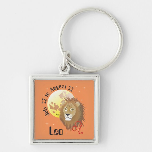 Porte-clés Leo July 23 à août 22 Keychains (Devant)