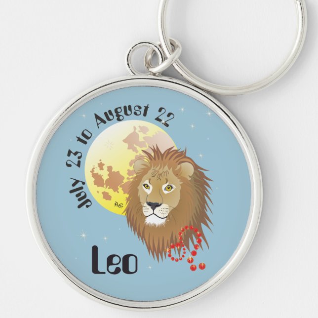 Porte-clés Leo July 23 à août 22 Keychains (Devant)