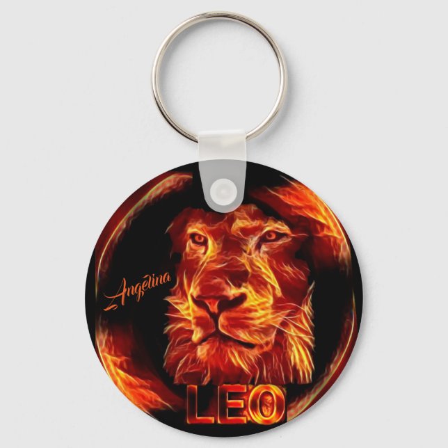 Porte-clés Leo Lion personnalisé (Recto)
