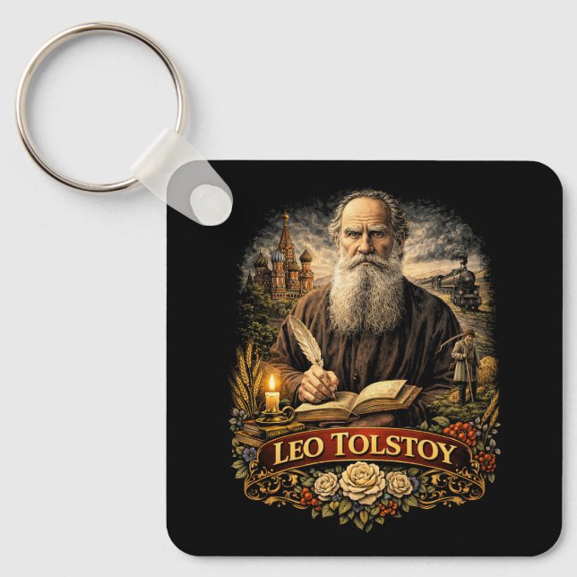 Porte-clés Léo Tolstoï (Recto)