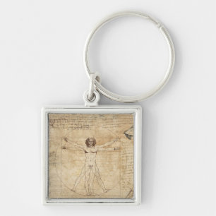 Porte-clés Léonard de Vinci L'Homme Vitruvien