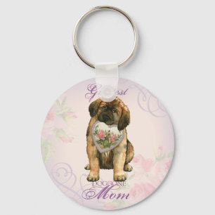 Porte-clés Leonberger Heart Mom