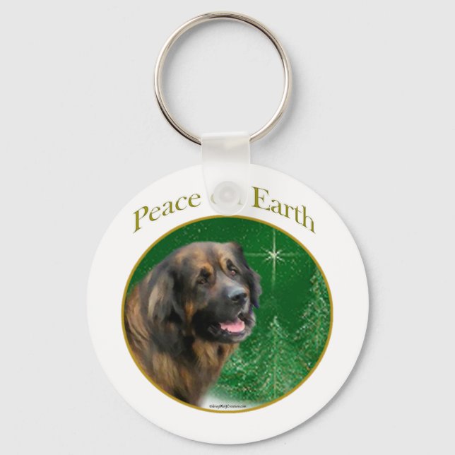 Porte-clés Leonberger Peace (Recto)