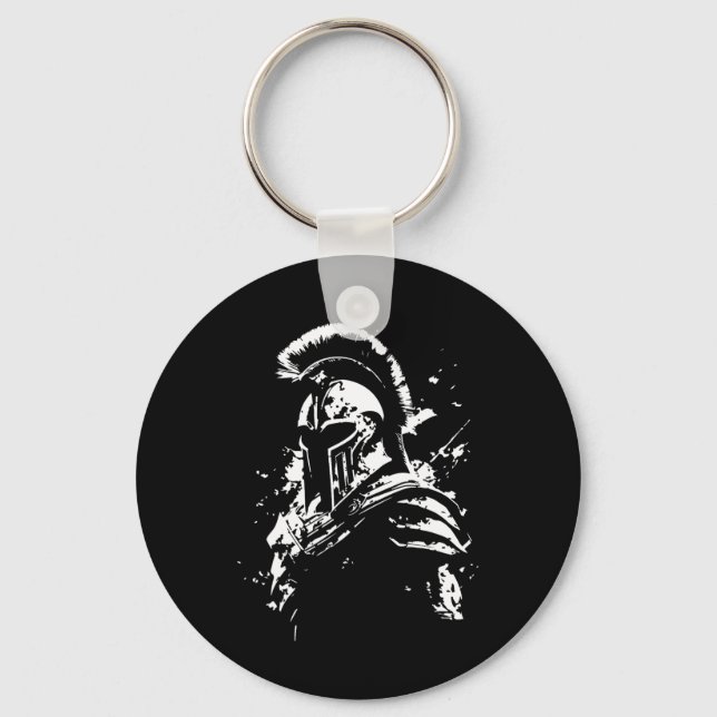 Porte-clés Leonidas Casque Spartan Gym Sparta Workout Grec W (Recto)