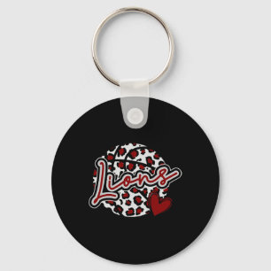 Porte-clés Leopard Cheetah Bysketbyll Lions Maroon Spirit Gam