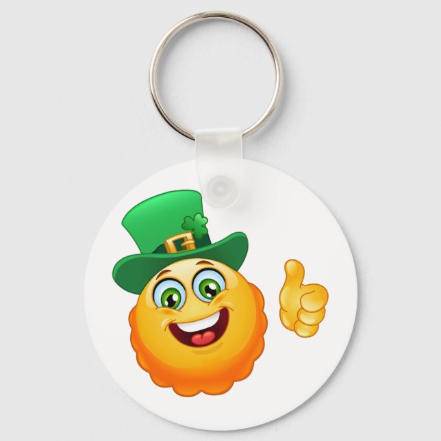Porte-clés leprechaun emoji (Recto)