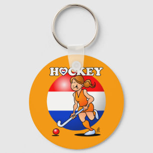 Porte-clés L'équipe de hockey des femmes néerlandaises