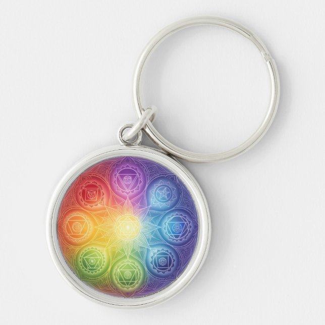 Porte-clés Les 7 Chakras´9 (Devant)