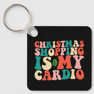 Porte-clés Les Achats de Noël sont mes Vacances Cardio