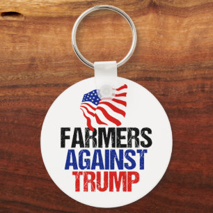 Porte-clés Les agriculteurs contre l'élection de Trump en 202