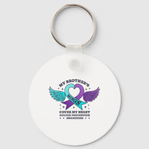 Porte-clés Les ailes de mon frère couvrent mon coeur Suicide