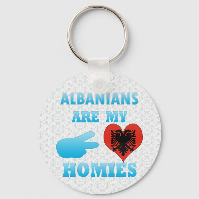 Porte-clés Les Albanais sont mes Hommes (Recto)
