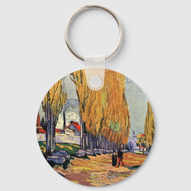 Porte-clés Les Alyscamps (Cimetière) de Vincent van Gogh (Recto)