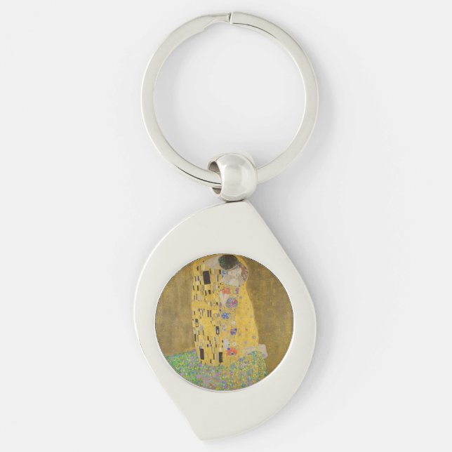 Porte-clés Les Amants enlacés de Gustav Klimt (Devant)