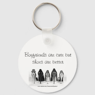 Porte-clés Les amis sont mignons mais les chaussures sont