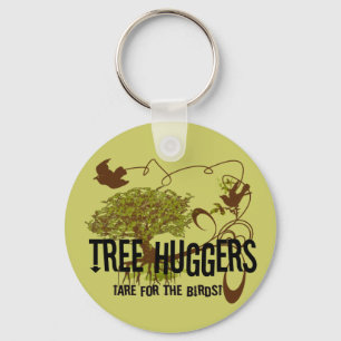 Porte-clés Les amoureux des arbres sont pour les oiseaux