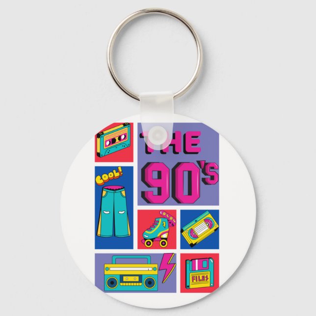 Porte-clés Les années 90  (Recto)