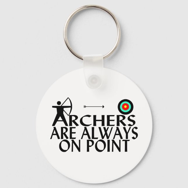 Porte-clés Les Archers Sont Toujours Sur Le Point (Recto)