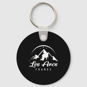 Porte-clés Les Arcs France Station De Ski Snowboard Sou