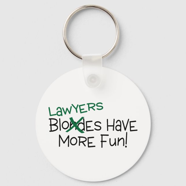Porte-clés Les avocats ont plus de plaisir (Recto)