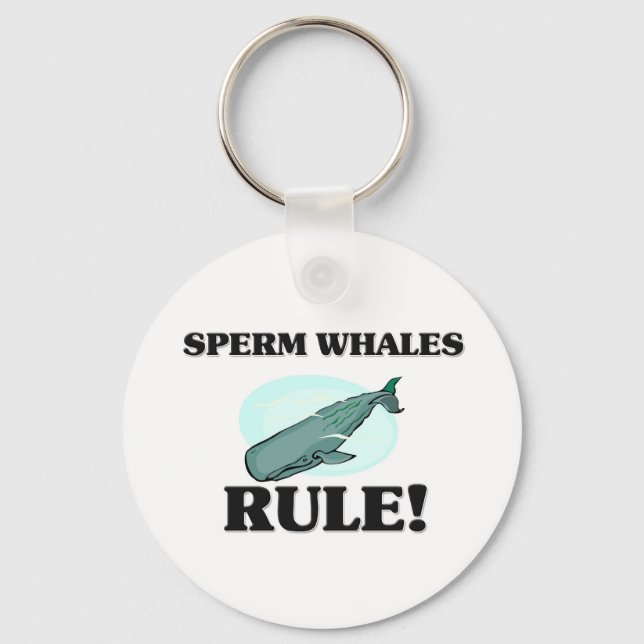 PORTE-CLÉS LES BALEINES DE SPERM ! (Recto)